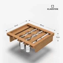 Weinglasregal 11 Weinglasregal -Klarstein 10046281 yy 0011 dimensions