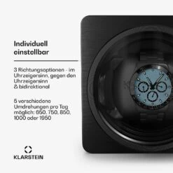 [Wiederverpackt] TimeSync Uhrenbeweger | 1 Uhr -Klarstein 10046301 de 0005 usp