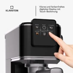 [Wiederverpackt] SteelPresso Slim Touch Espressomaschine -Klarstein 10046330 de 0003 usp