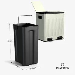 Grama 40 Treteimer 40L -Klarstein 10046334 de 0005 usp