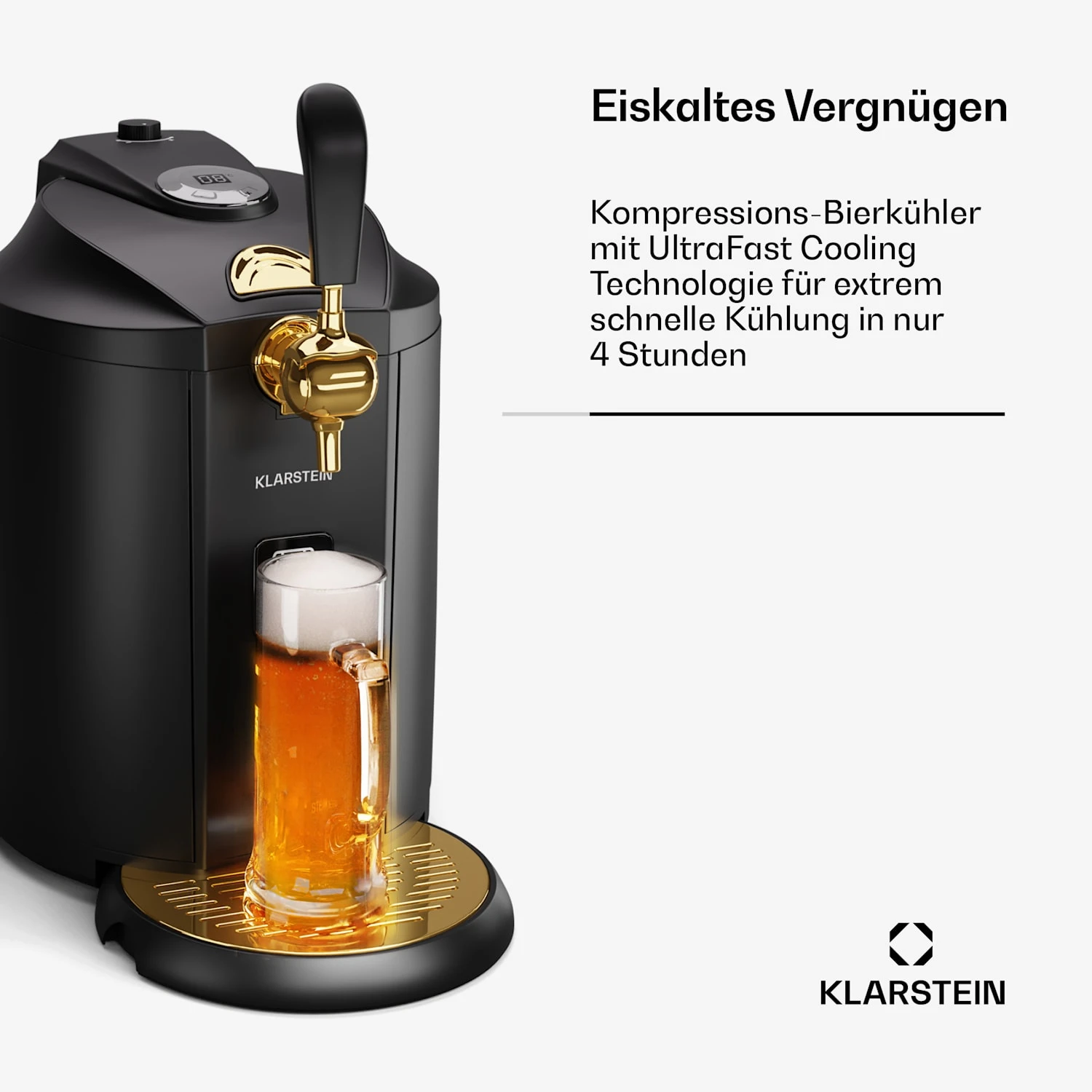 Beerkules Bierzapfanlage | Für 5L-Fässer | Kühlkompressor 3 Beerkules Bierzapfanlage | Für 5L-Fässer | Kühlkompressor – Bild 3