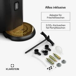 Beerkules Bierzapfanlage | Für 5L-Fässer | Kühlkompressor 12 Beerkules Bierzapfanlage | Für 5L-Fässer | Kühlkompressor -Klarstein 10046338 de 0006 usp