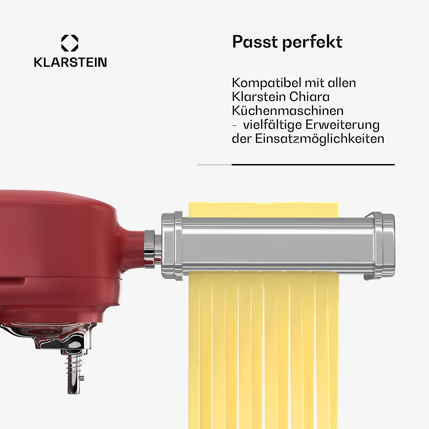 Chiara Nudel-Aufsatz | 3-in1-Funktionen 2 Chiara Nudel-Aufsatz | 3-in1-Funktionen – Bild 2