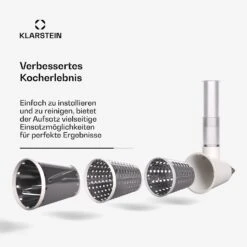 Chiara Salat-Aufsatz | 3 Verschiedene Klingen 9 Chiara Salat-Aufsatz | 3 Verschiedene Klingen -Klarstein 10046350 de 0004 usp