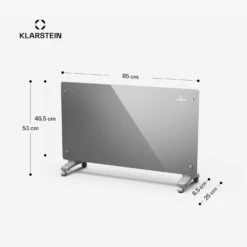 [Gebraucht] Bansin Crystal Smart Konvektorheizung 2500 -Klarstein 10046399 yy 0011 dimensions