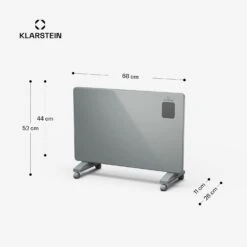 [Wiederverpackt] Bansin Smart 1500 Konvektorheizung -Klarstein 10046400 yy 0011 dimensions