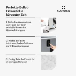 Bullet Ice Shaved Ice Maker | 15 Kg Eisproduktion -Klarstein 10046440 de 0004 usp
