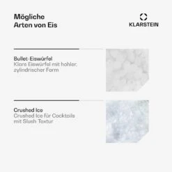 Bullet Ice Shaved Ice Maker | 15 Kg Eisproduktion -Klarstein 10046440 de 0005 usp