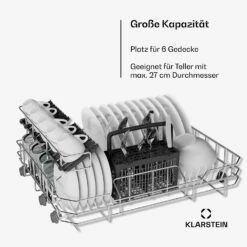 Havasia UV 6 Secret Einbau-Geschirrspüler | Kompakt | 6 Gedecke 13 Havasia UV 6 Secret Einbau-Geschirrspüler | Kompakt | 6 Gedecke -Klarstein 10046456 de 0006 usp