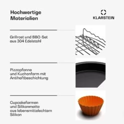 AeroVital Deluxe Color Touch Zubehörset | 6-teilig | Lebensmittelecht -Klarstein 10046462 de 0004 usp