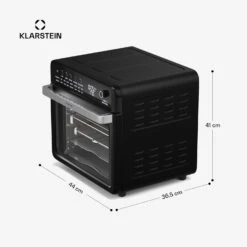 [Gebraucht] Air Glaze Digital Heißluftfritteuse | 2100 W | 34 Liter -Klarstein 10046475 yy 0011 dimensions