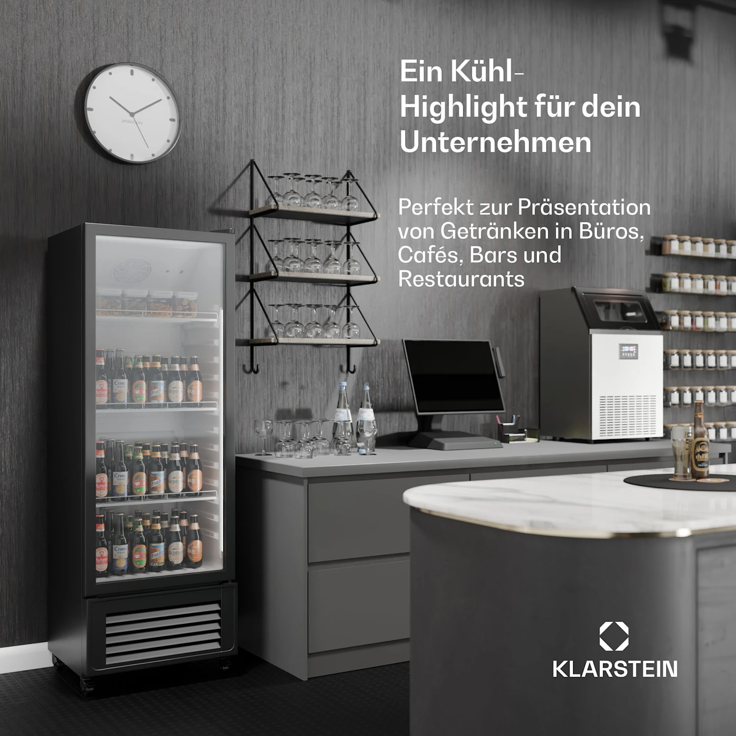 GrandCooler Getränkekühlschrank Mit Glastür | 270 L 5 GrandCooler Getränkekühlschrank Mit Glastür | 270 L – Bild 5