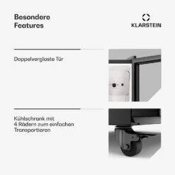GrandCooler Getränkekühlschrank Mit Glastür | 270 L 13 GrandCooler Getränkekühlschrank Mit Glastür | 270 L -Klarstein 10046641 de 0006 usp