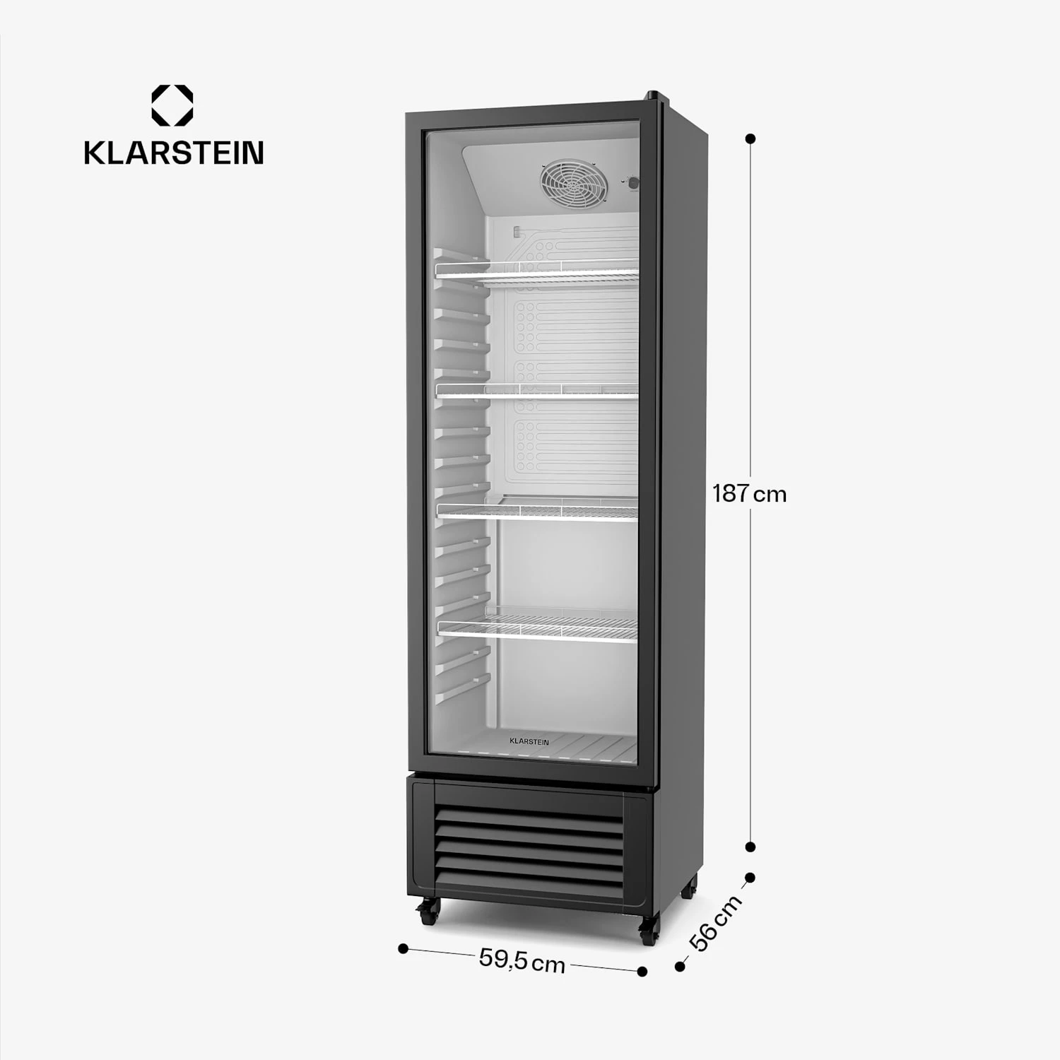 GrandCooler Getränkekühlschrank Mit Glastür | 306 L 7 GrandCooler Getränkekühlschrank Mit Glastür | 306 L – Bild 7