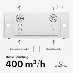 TurboMax 75 Dunstabzugshaube 10 TurboMax 75 Dunstabzugshaube -Klarstein 10046714 de 0003 usp