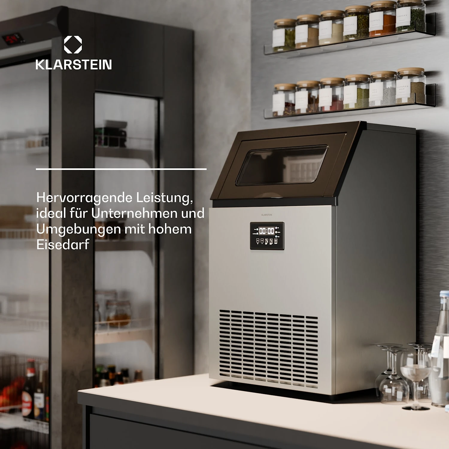 Industrieller Eiswürfelbereiter Glacial 55 Kg 6 Industrieller Eiswürfelbereiter Glacial 55 Kg – Bild 6