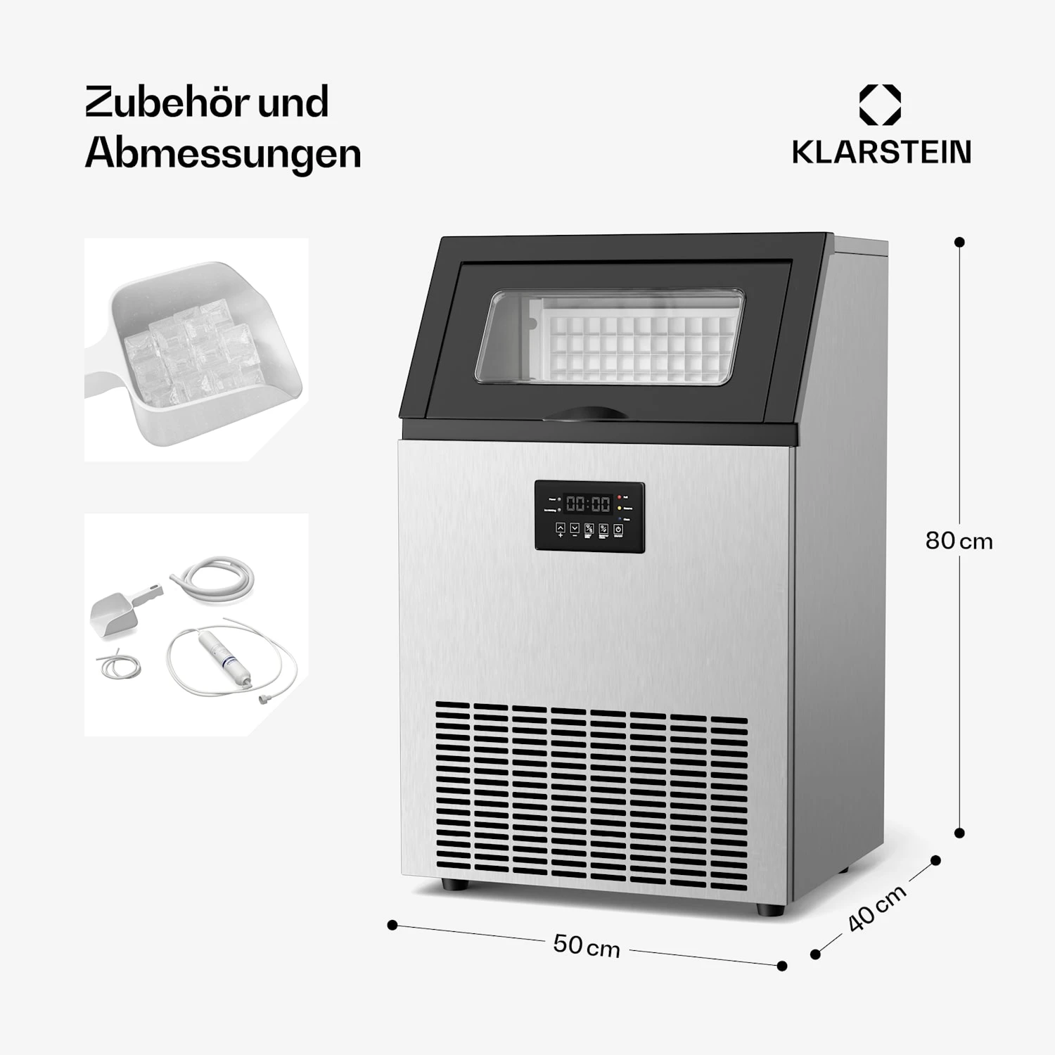 Industrieller Eiswürfelbereiter Glacial 55 Kg 7 Industrieller Eiswürfelbereiter Glacial 55 Kg – Bild 7