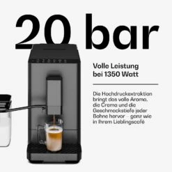 Velaire 20bar 1350W Kaffeevollautomat Schwarz 14 Velaire 20bar 1350W Kaffeevollautomat Schwarz -Klarstein 10047347 de 0006 usp