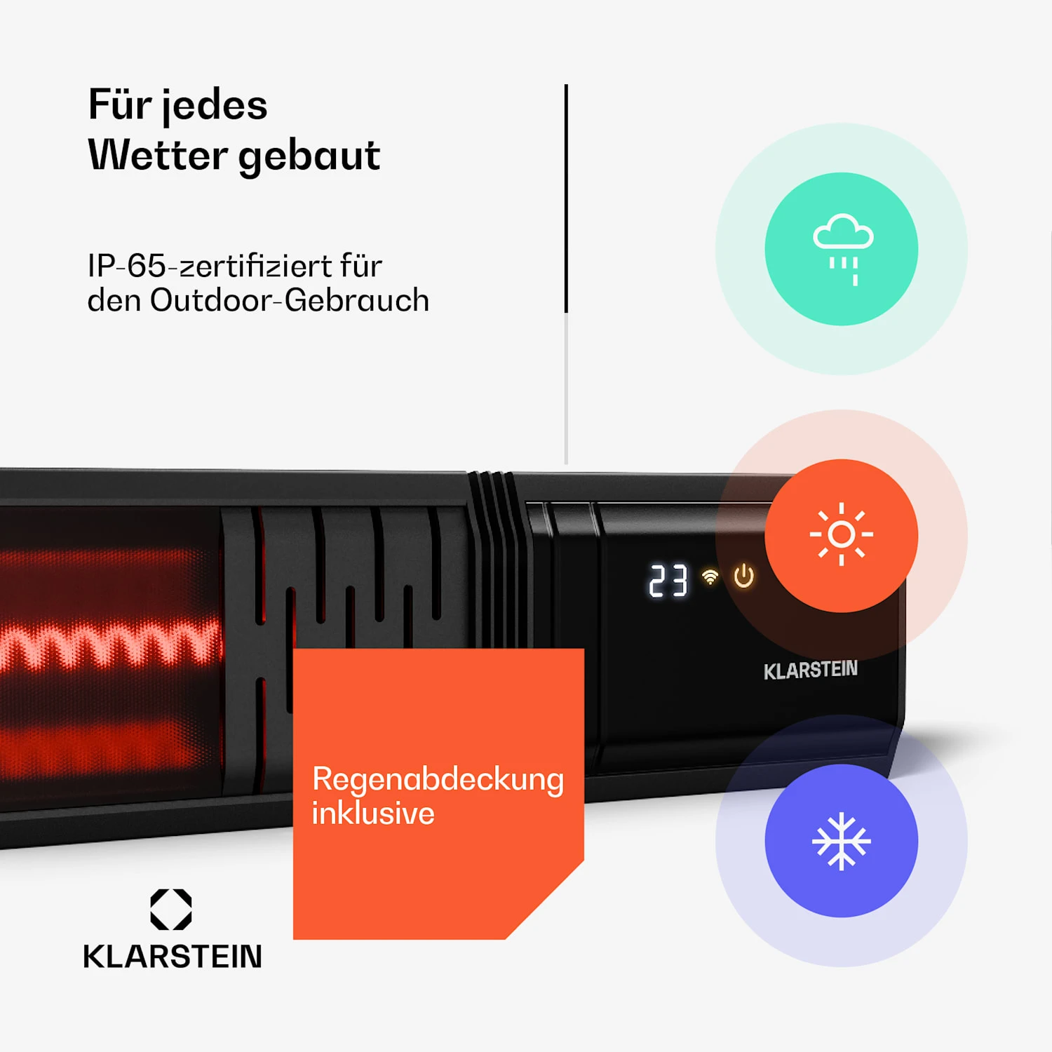 Phantom Infrarotheizung Für Die Wand | 2000 W | 15 M² | 84 X 10 Cm 5 Phantom Infrarotheizung Für Die Wand | 2000 W | 15 M² | 84 X 10 Cm – Bild 5