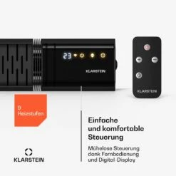 Phantom Infrarotheizung Für Die Wand | 2000 W | 15 M² | 84 X 10 Cm 12 Phantom Infrarotheizung Für Die Wand | 2000 W | 15 M² | 84 X 10 Cm -Klarstein 10047606 de 0006 usp