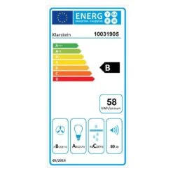 Annabelle 60 Dunstabzugshaube -Klarstein 60002315 energy label