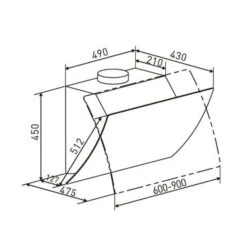 Annabelle 60 Dunstabzugshaube -Klarstein 60002315 yy 0008 logo Klarstein Annabelle60 Dunstabzugshaube schwarz