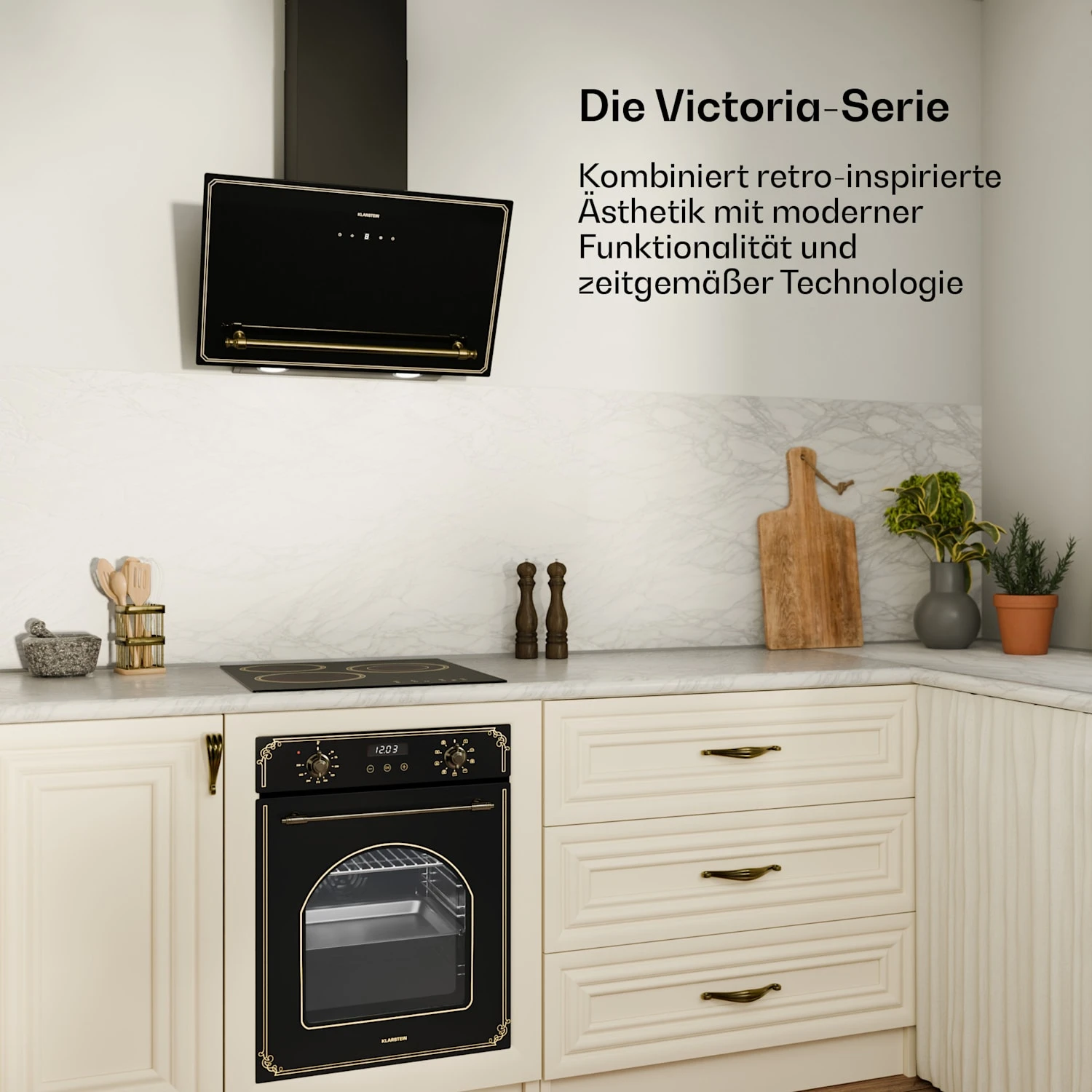 Victoria Glaskeramik-Kochfeld + Schmaler Backofen | 45 Cm 2 Victoria Glaskeramik-Kochfeld + Schmaler Backofen | 45 Cm – Bild 2