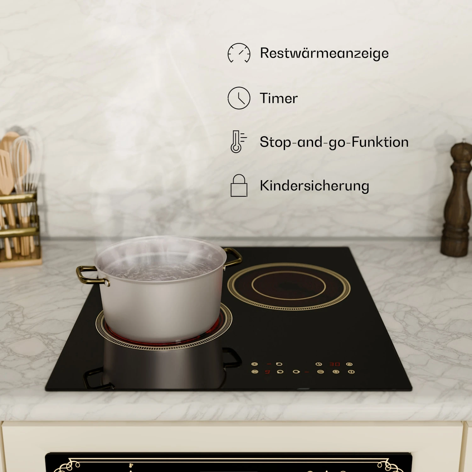 Victoria Glaskeramik-Kochfeld + Schmaler Backofen | 45 Cm 10 Victoria Glaskeramik-Kochfeld + Schmaler Backofen | 45 Cm – Bild 10