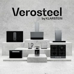 Verosteel Glaskeramik-Kochfeld + Verosteel Kopffreihaube | 45 Cm -Klarstein 60003306 yy 0012 logo